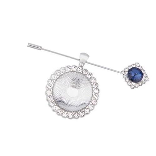 Personalisieren Sie Fotoeinfügungszauber Brosche Für Hochzeitskleidung Schals Taschen Einfache Installation Strauchsteine Designs Personalisieren Sie Brautschmuck von Psdndeww