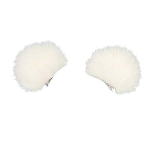 Plüsch Bärenohr Hair Pin Plüsch Anime Haarschleiftungsmasqueraden Kostüm Barrettes Weibliche Cosplay Maid Side Pin Für Partykleidung von Psdndeww