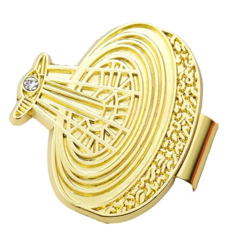 Praktische Metallkappen Anhänger Eleganter Metallhut Anhänger Clip Brosche Geeignet Für Einfache Befestigungen Und Alltags Kleidung Accessoires von Psdndeww