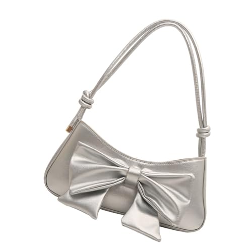 Psdndeww Bowknot Geldbörsen Für Frauen Kleine Crossbody Taschen PU Leder Umhängetaschen Hoboes Handtasche Mit Verstellbarem Gurt Hoboes Handtasche Mit Verstellbarem Riemen von Psdndeww