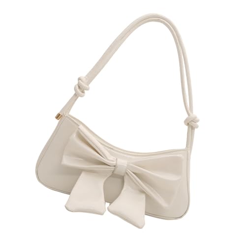 Psdndeww Bowknot Geldbörsen Für Frauen Kleine Crossbody Taschen PU Leder Umhängetaschen Hoboes Handtasche Mit Verstellbarem Gurt Hoboes Handtasche Mit Verstellbarem Riemen von Psdndeww