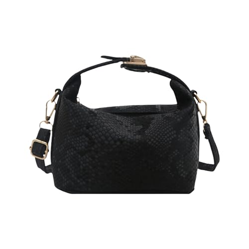 Psdndeww Damen PU Leder Crossbody Bag Ästhetische Schulter Einfache Handtasche Feste Farbschotter Einkaufsdating Frauen Feste Farbe Schulter Crossbody PU Leder Messenger von Psdndeww
