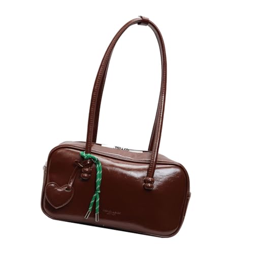 Psdndeww Damen Retro Business Bag Creative Damen Schultertasche In Praktischen PU Leder Weibliche Achselstücke Für Den Täglichen Gebrauch Weibliche Achselstasche von Psdndeww