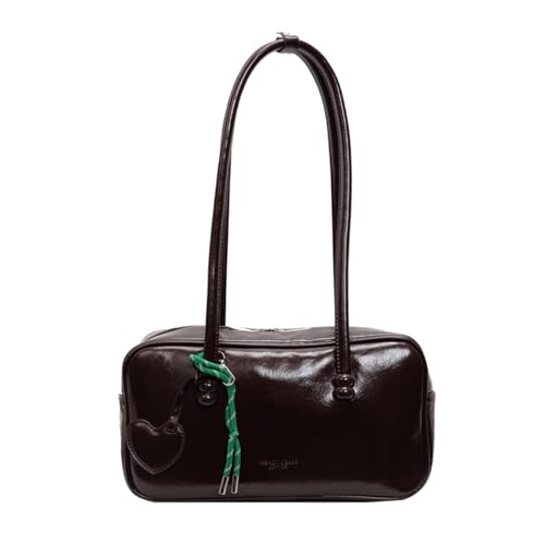 Psdndeww Damen Retro Business Bag Creative Damen Schultertasche In Praktischen PU Leder Weibliche Achselstücke Für Den Täglichen Gebrauch Weibliche Achselstasche von Psdndeww
