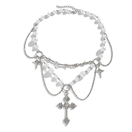 [Psdndeww] Elegante Halskette mit Erdbeer-Schmetterling, für Damen, elegante Kristall-Halskette, bunt, als Geschenk von Psdndeww