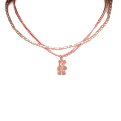 [Psdndeww] Elegante Halskette mit Quasten-Anhänger mit robusten Kunstperlen und tragbarem Legierungsmaterial für Damen von Psdndeww