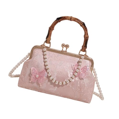 Psdndeww Elegante Umhängetasche Mit Stickbodus Crossbody Tasche Taschen Handtasche Für Modefrauen Und Mädchen Chinesischer Stiltasche von Psdndeww