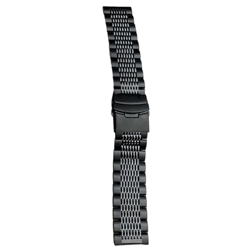 [Psdndeww] Ersatzband für Schweißfestes Armband 20/22/24mm Uhrenarmband aus Edelstahl, 20 mm, 銀 von Psdndeww