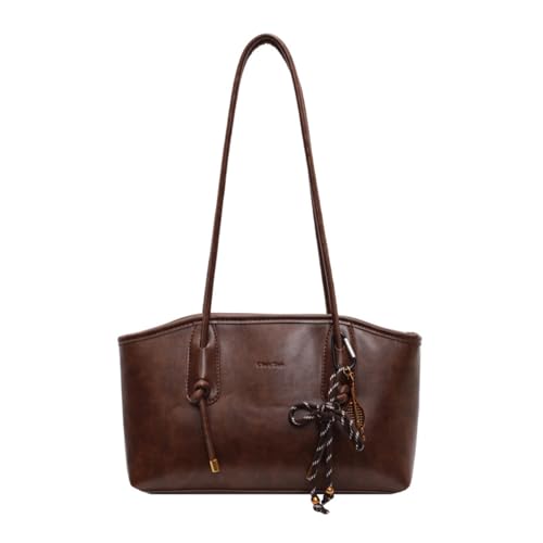 Psdndeww Große Kapazitäts Achselhöhle Für Frauen Handtasche Pendeln Trendige Schulter PU Leder Unterarm Einkaufsfrauen Mode Achselhaut PU Leder Handtasche Große Kapazität Schulter von Psdndeww