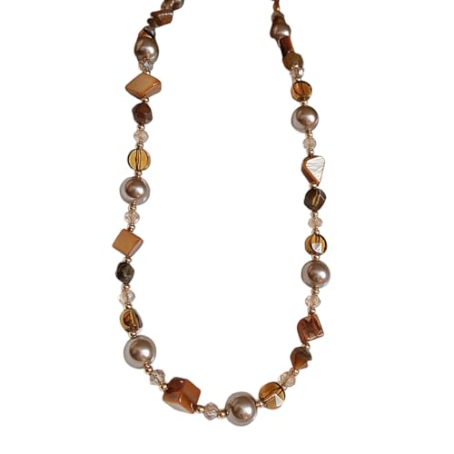 Psdndeww Halskette aus Edelstahl mit Sonnenanhänger aus Naturstein, einzigartige Schlüsselbeinkette, Schmuck widersteht täglichem Tragen und bei Nacht, フリーサイズ, Wie in der Beschreibung beschrieben von Psdndeww