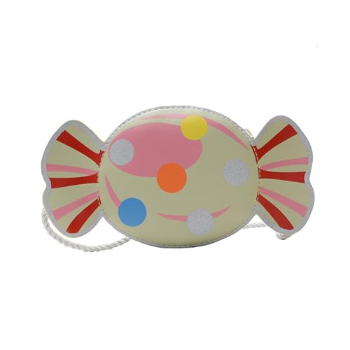 Psdndeww Kleine Gelbe Bonbonförmige Tasche Für Mädchen Trendy Crossbody Geldbeutel Lässige Schultertasche Für Einkäufe Und Reisen Gelbe Modische von Psdndeww