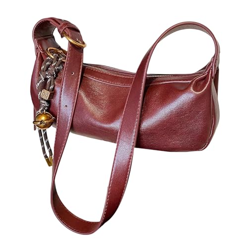 Psdndeww Kreative Achselbettbausbünde PU Leder Umhängetasche Frauenbeutel Mode Unterarm Geldbörsen Für Den Täglichen Gebrauch Und Die Raffinesse Alltags Geldbörse von Psdndeww