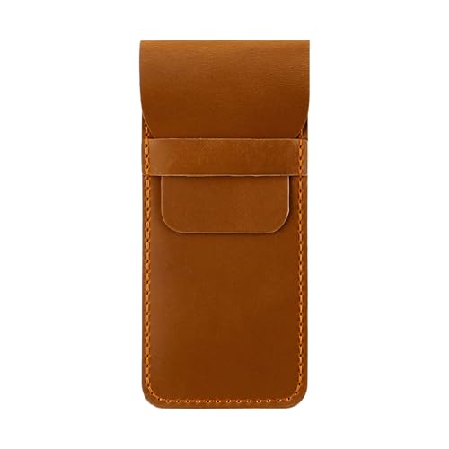 Psdndeww Lederbrunnen Stiftkoffer Wasserbeständiger Stift Organizer Tragbare Bleistiftbeutel Für Männer Frauen Schreiben Essentielles Speicher Leder Schreibwerkzeughülle von Psdndeww