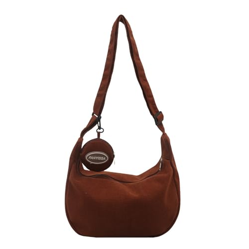 Psdndeww Mode Cord Knödel Taschen Für Frauen Crossbody Tasche Mit Verstellbarer Gurt Schultertasche Für Reisen Und Täglichem Gebrauch Modischen Crossbody von Psdndeww