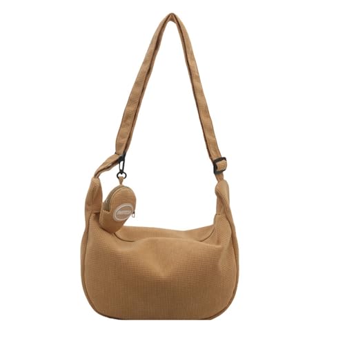 Psdndeww Mode Cord Knödel Taschen Für Frauen Crossbody Tasche Mit Verstellbarer Gurt Schultertasche Für Reisen Und Täglichem Gebrauch Modischen Crossbody von Psdndeww