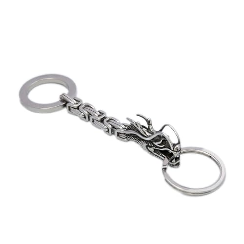 Psdndeww Mode Dargon Head Keychain Geldbeutel Anhänger Modeschlüsselschmuck Geeignet Für Jugendliche Mode Enthusiasten Anwesend von Psdndeww