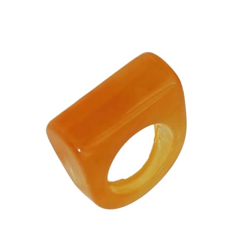 Psdndeww Mode Geometrische Harzringe Trendy Accessoire Für Frauen Und Männer Mit Mehreren Farbzusatzstilen Stilvolle Mehrfarbharzringe von Psdndeww