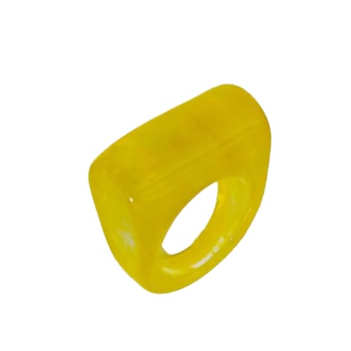 Psdndeww Mode Geometrische Harzringe Trendy Accessoire Für Frauen Und Männer Mit Mehreren Farbzusatzstilen Stilvolle Mehrfarbharzringe von Psdndeww