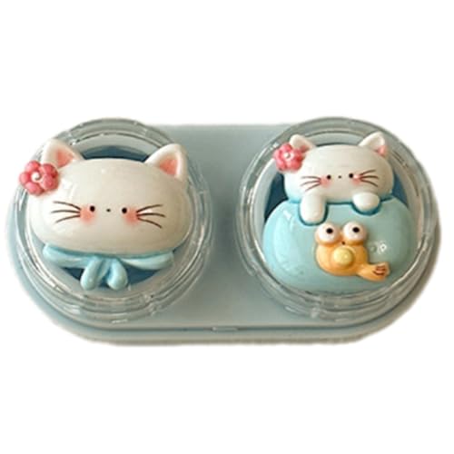 Psdndeww Objektiv-Etui und Entfernungswerkzeug, kompakte Größe, Gummi-Augenlinseneinsatz, einfach zu tragen, schützt Kontakte, kompakte Schubladen-Organizer, F von Psdndeww