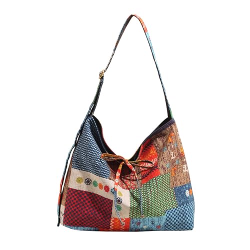 Psdndeww Stilvolle Böhmische Umhängetasche Für Frauen Geräumige Achselhöhlenbeutel Mit Einzigartigen Farbenfrohen Mustern Und Praktischen Designs Casual Umhängetasche von Psdndeww