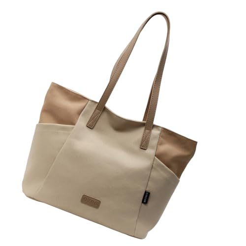 Psdndeww Stilvolle Und Praktische Pendler Umhängetaschen Leinwand Unterarmtaschen Einkaufshandtasche Für Büro Und Freizeitstraße Mehrzweck Leinwand Carryall von Psdndeww