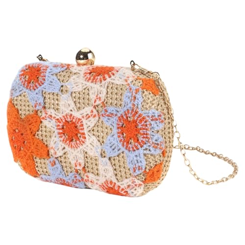 Psdndeww Strohklumpen Handtaschen Für Frauen Abend Klauen Geldbörse Handtasche Schulter Crossbody Summers Strand Geschenke Schulterkreuzkörper von Psdndeww