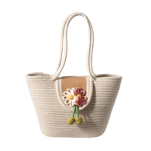 Psdndeww StylishLarge Capacity Umhängetasche Baumwollfäden Handtasche Essentiell Für Strand Reise Reise Und Urlaub Ethnic Handtasche von Psdndeww