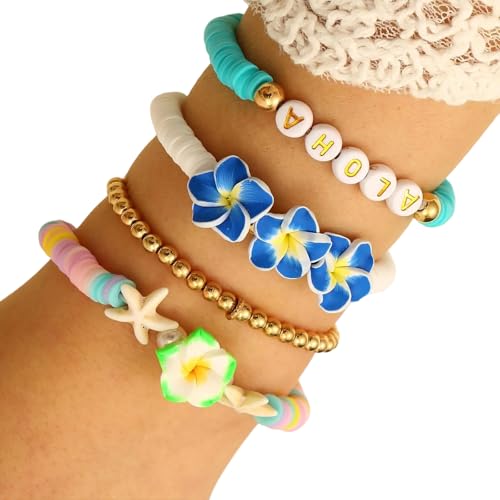 Psdndeww Weiche Tonstärke Und Eier Blumendesigns Armband Handgelenk Kettenzubehör Perfekt Für Strandferien Und Partys Hochwertiges Armband von Psdndeww