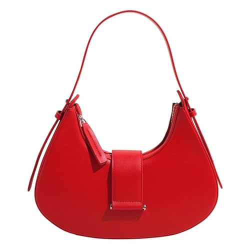 Psdndeww Winter Umhängetasche PU Leder Handtasche Retro Unterarm Achsel von Psdndeww