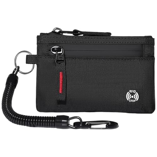 Psdndeww Zipper Kartenhalter Brieftasche Blockieren Kompakt von Psdndeww