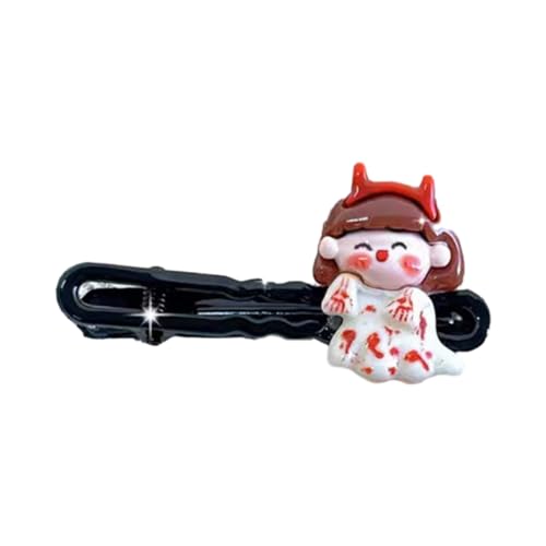 Punk-Haarspange für heiße Damen, Halloween-Cartoon-Haarspangen, Entenschnabel-Pony, Haarspangen für Teenager, Damen, Halloween-Outdoor-Dekorationen von Psdndeww