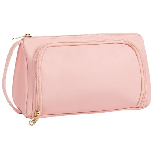 Reise Make Up Tasche Für Frauen Große Kapazität Kosmetiktasche Weibliche Reißverschlüsse Kosmetik Tasche Aus PU Leder Kulturbeutel von Psdndeww