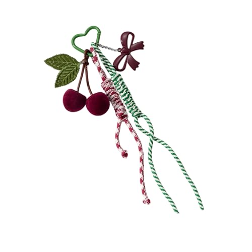 Stylish Fruit Design Schlüsselbund Mit Metallcharm Für Handtaschen Rucksäcke Modezubehör Geschenk Präsentieren Trendige Verpackungsdekorationen von Psdndeww