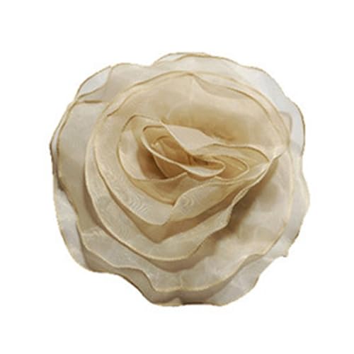 Übertriebene Blumenbrosch Stecknadel Schmücken Handgefertigte Lappelschmuck Schöner Stoff Für Frauen Kleidung von Psdndeww