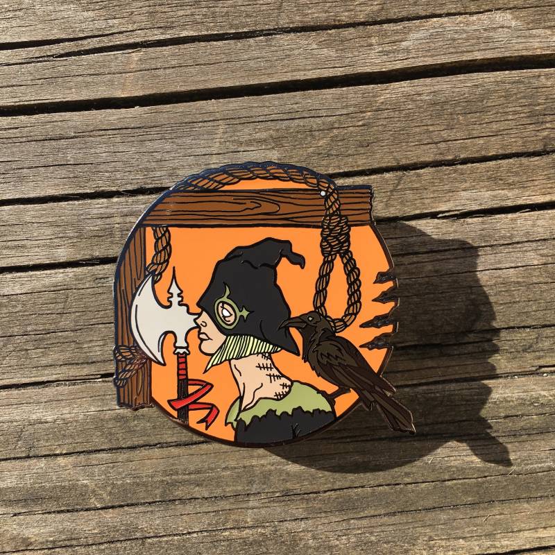 Hangmaiden Hilda Emaille Pin Und Geschichte Hangmaiden Hilda Emaille Pin Und Geschichte von PseudoLudoStore