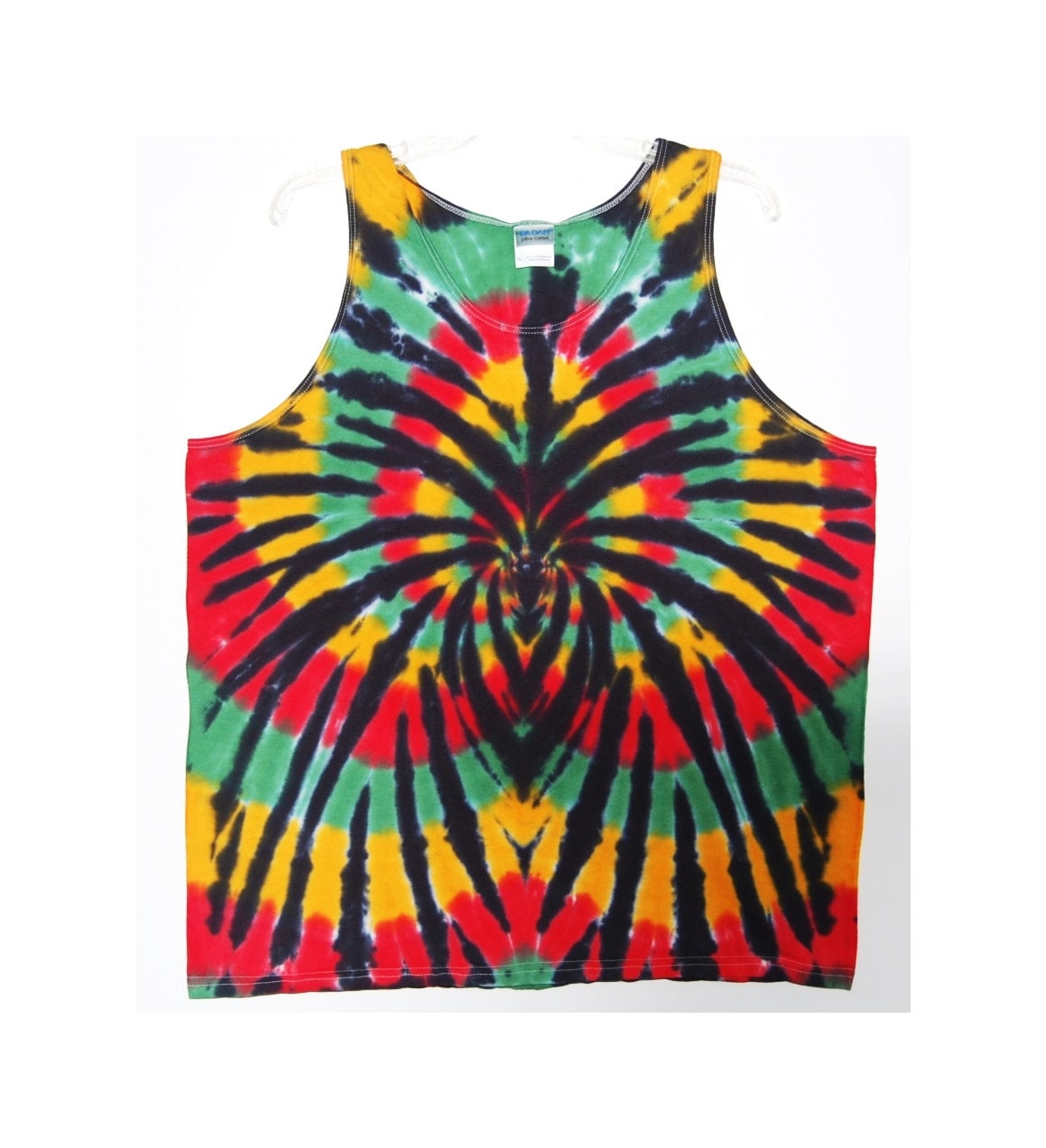 Rasta Tie Dye Tank Top Psychedelic Spinne Tye Herren Sm Med Lg Xl 2X 3X Handmade Hippie Art Boho T / von PsychedelicCircus