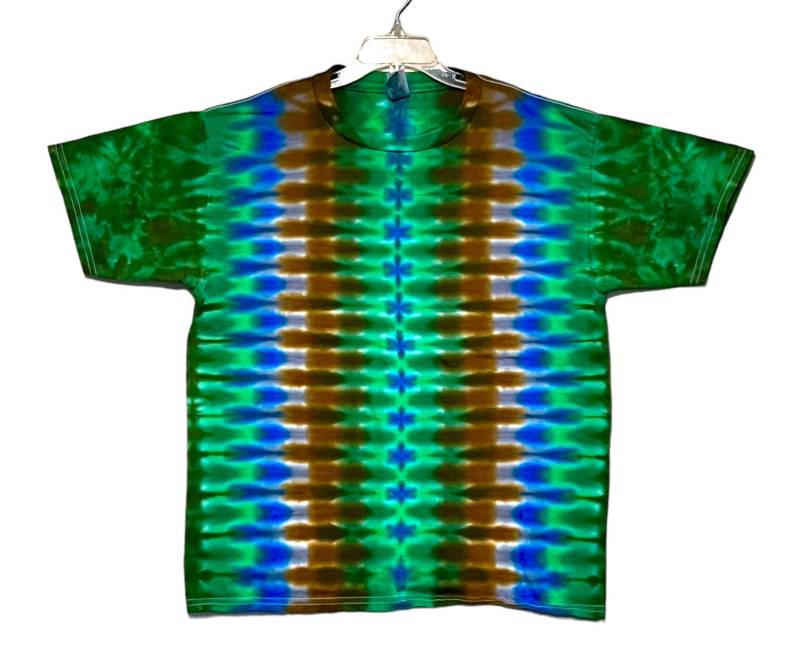 Tie Dye Kinder Shirt | Grüne Dna-Wabe Jugendgrößen 2-4T Xs, 6-8 Small, 10-12 Medium, 14-16 Large, 18-20 Xl Handgefertigte Kinderkleidung von PsychedelicCircus