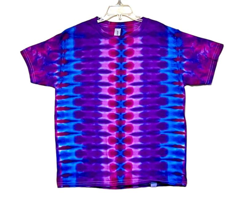 Tie Dye Kinder Shirt | Lila Dna-Wabe Jugendgrößen 2-4T Xs 6-8 Kleine 10-12 Mittel 14-16 Große 18-20 Xl Handgefertigte Kinderkleidung von PsychedelicCircus