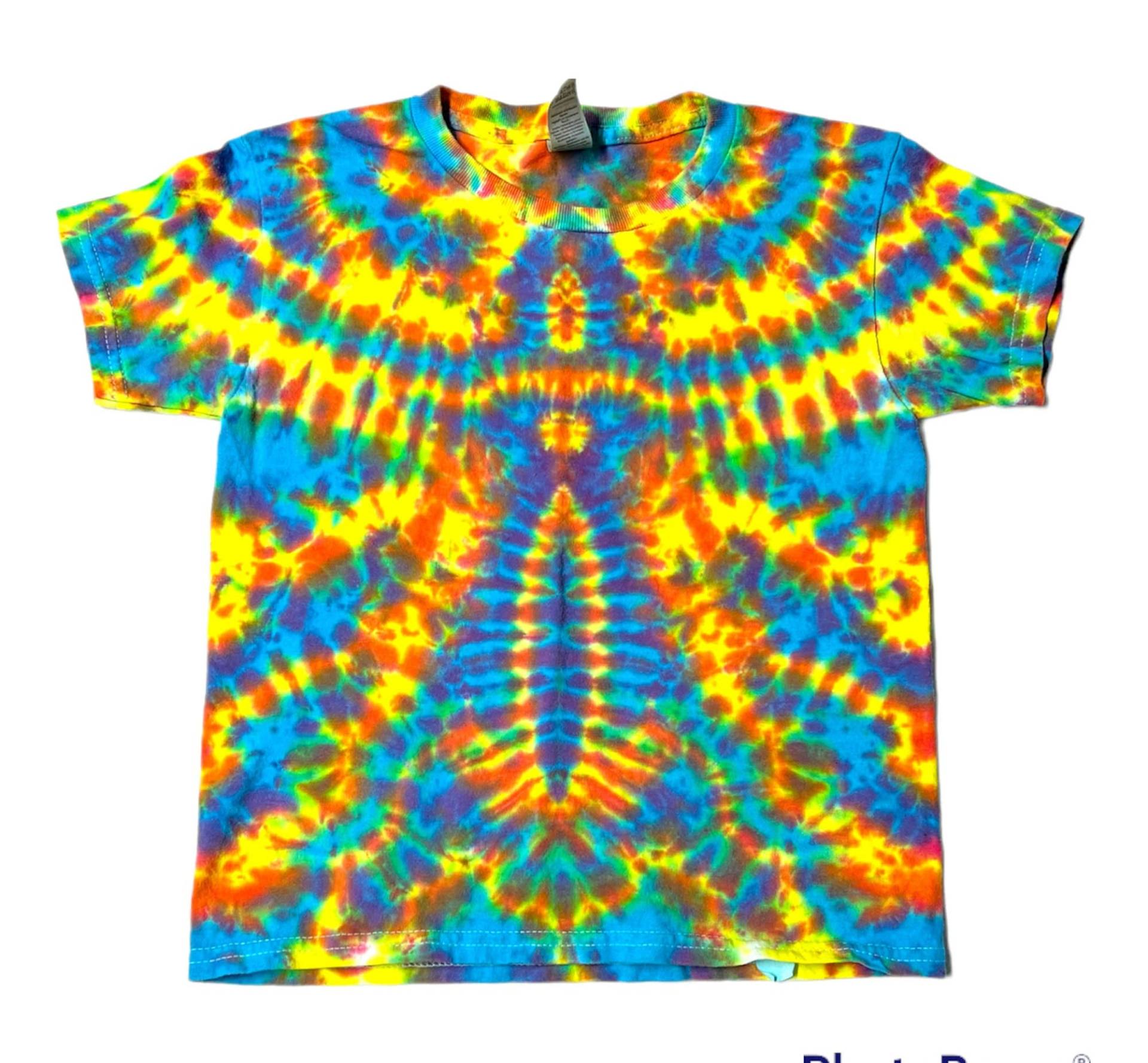 Tie Dye Kinder Shirt | Neon Regenbogen Phoenix Jugendgrößen 2-4T Xs 6-8 Small 10-12 Medium 14-16 Large 18-20 Xl Handgefertigte Kinderkleidung von PsychedelicCircus