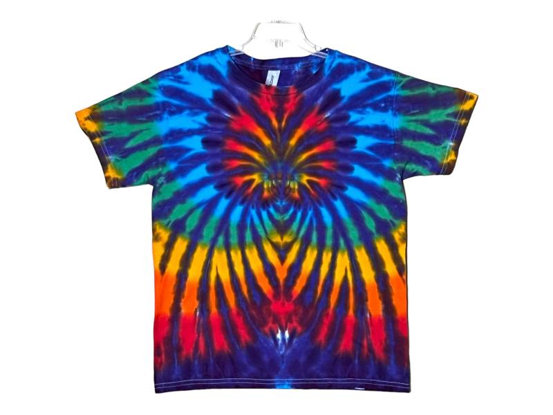 Tie Dye Kinder Shirt | Regenbogen Spinne Jugendgrößen 2-4T Xs 6-8 Kleine 10-12 Mittel 14-16 Große 18-20 Xl Handgefertigte Kinderkleidung von PsychedelicCircus