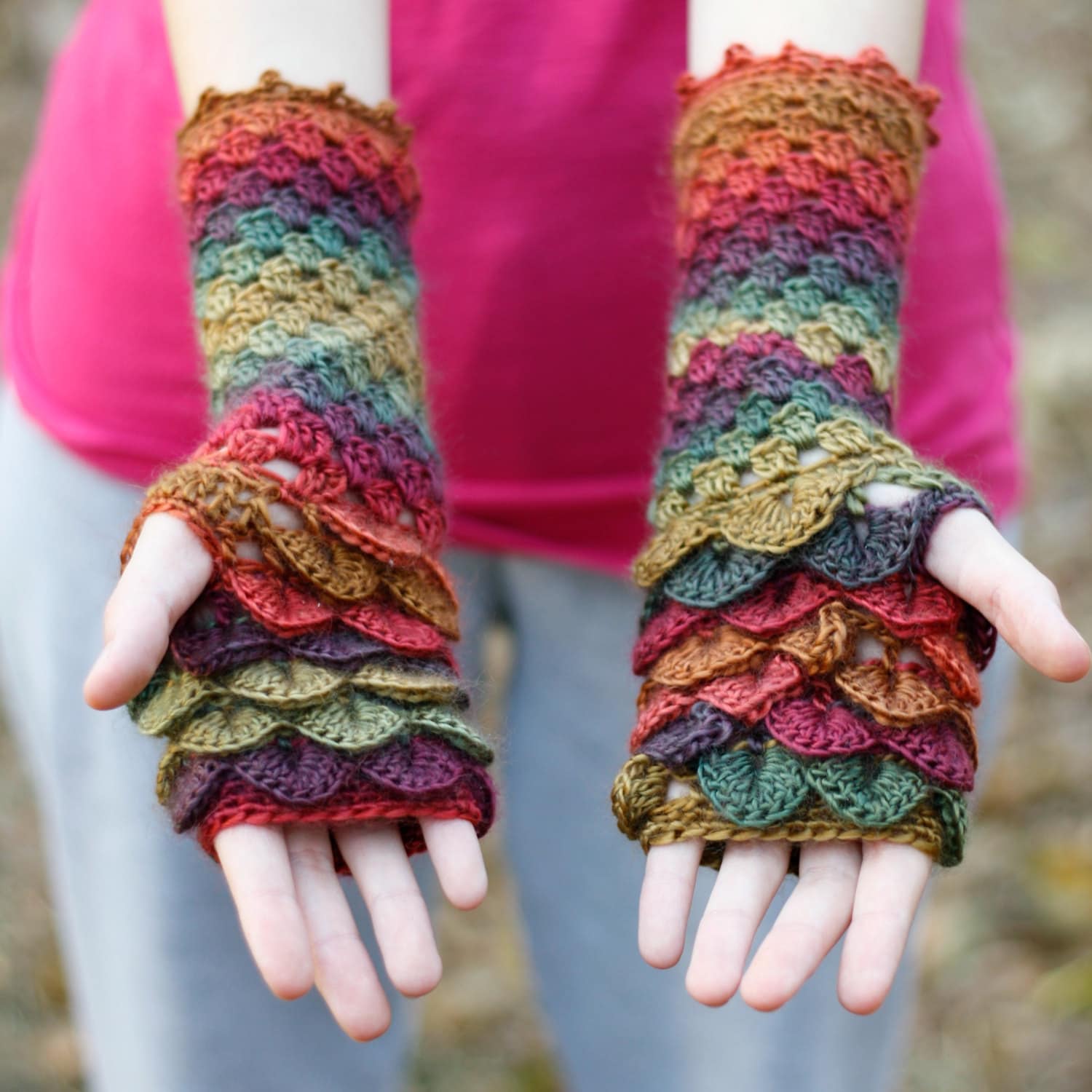 Fingerlose Armstulpen / Fingerlose Armstulpen / von PsychedelicDoilies