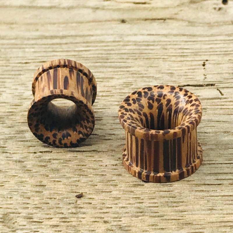 Holz-stecker-Tunnel-stecker in Legno-stecker Artigianale Ohrstecker Piercing Dilatatore von PsychedelicShopStore