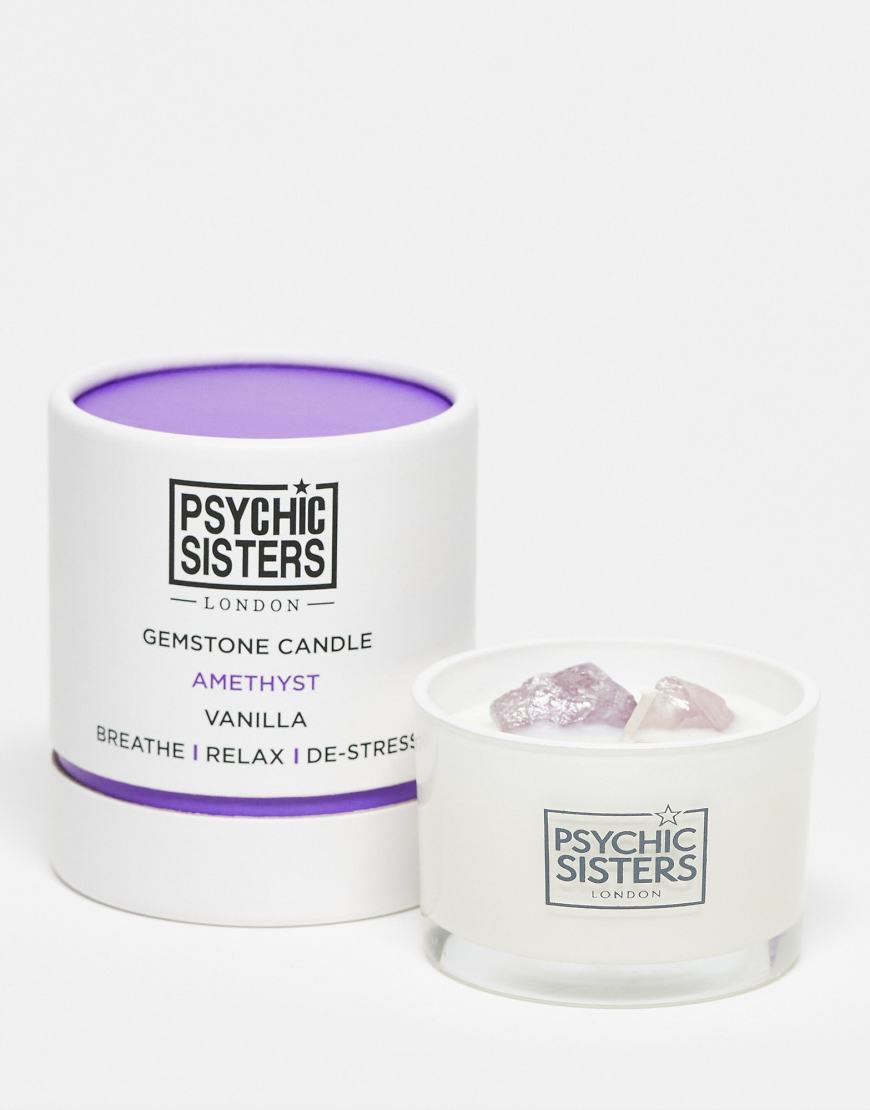 Psychic Sisters x ASOS - Exklusiv - Kerze mit Amethyst-Edelsteinen, 100 g-Keine Farbe von Psychic Sisters