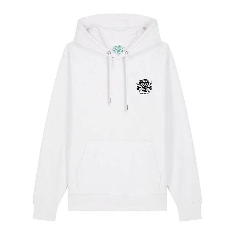 Psycholab Anger Kapuzenpullover weiß in XXL von Psycholab