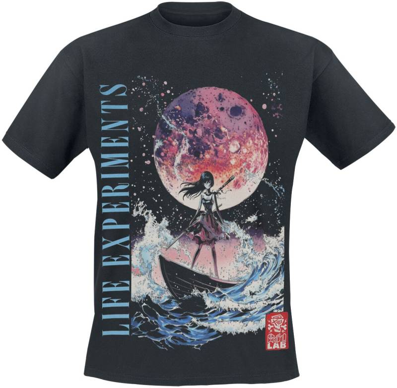 Psycholab Sailor Girl T-Shirt schwarz in XXL von Psycholab