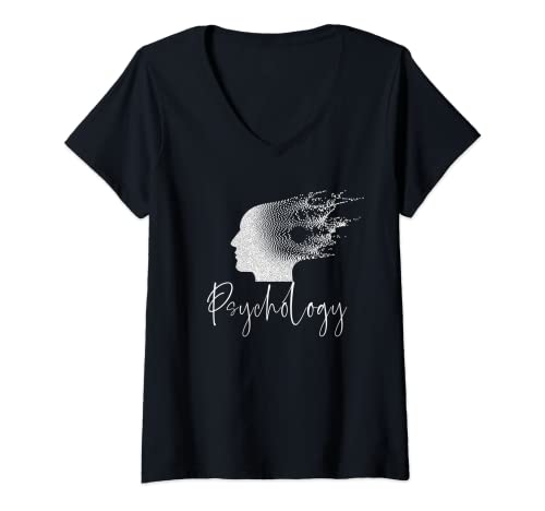 Damen Psychologie T-Shirt mit V-Ausschnitt Damen Psychologie T-Shirt mit V-Ausschnitt von Psychologie
