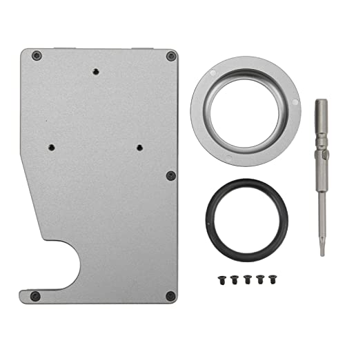 Psytfei Diebstahlsicherer Ausweis-Kreditkartenhalter Mit Clip, Aluminium, RFID-blockierende Kreditkartenhüllen, Kartenschutzhalter Für Damen Und Herren auf Reisen(Grau) von Psytfei