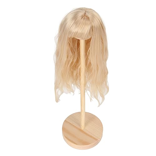 Puppenhaar-Perücke, Kostüm-Perücken, Künstliche Hochtemperatur-Seidenhaarpuppe, Langes Lockiges Haar Für 1/6 15,5-17 Cm Puppe(C) von Psytfei