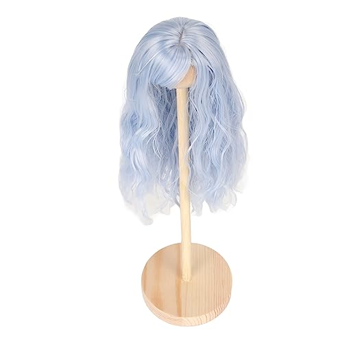 Puppenhaar-Perücke, Kostüm-Perücken, Künstliche Hochtemperatur-Seidenhaarpuppe, Langes Lockiges Haar Für 1/6 15,5-17 Cm Puppe(D) von Psytfei