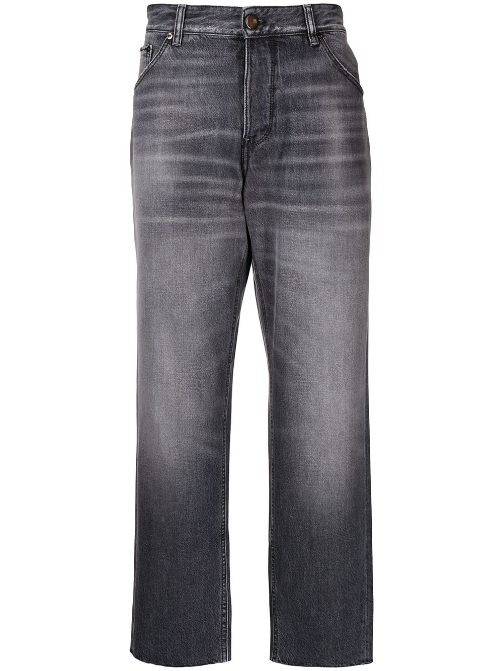 PT Torino Gerade Jeans mit hohem Bund - Grau von PT Torino